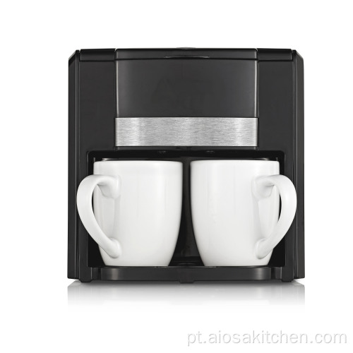 Mini portátil dois xícaras xícara de café xícara de cerâmica